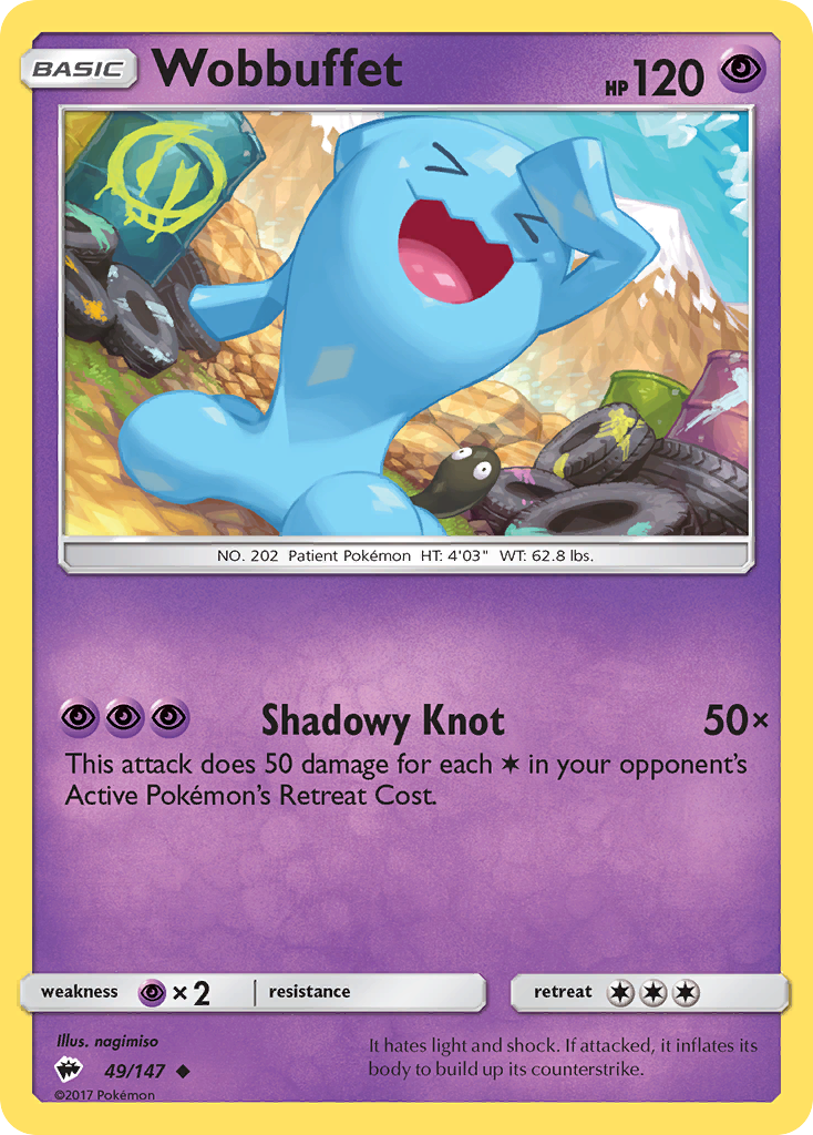 Wobbuffet (49/147) [Sun & Moon: Burning Shadows] | Exor Games Bridgewater