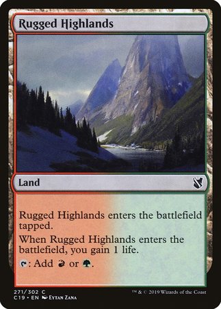 Rugged Highlands [Commander 2019] | Exor Games Bridgewater