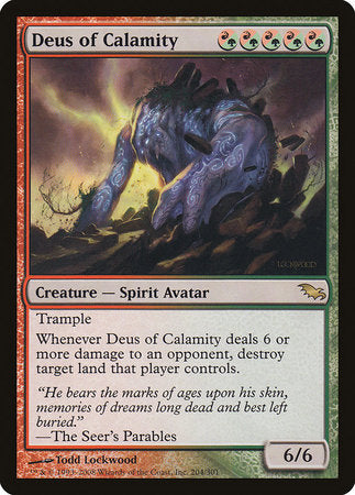 Deus of Calamity [Shadowmoor] | Exor Games Bridgewater