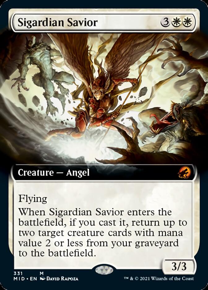 Sigardian Savior (Extended) [Innistrad: Midnight Hunt] | Exor Games Bridgewater