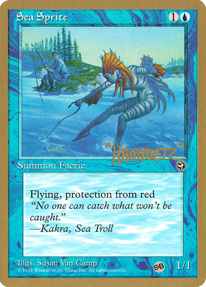 Sea Sprite (Shawn "Hammer" Regnier) (SB) [Pro Tour Collector Set] | Exor Games Bridgewater