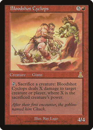 Bloodshot Cyclops [Urza's Destiny] | Exor Games Bridgewater