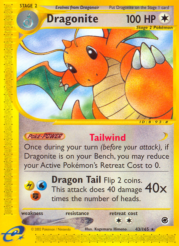 Dragonite (43/165) [Expedition: Base Set] | Exor Games Bridgewater