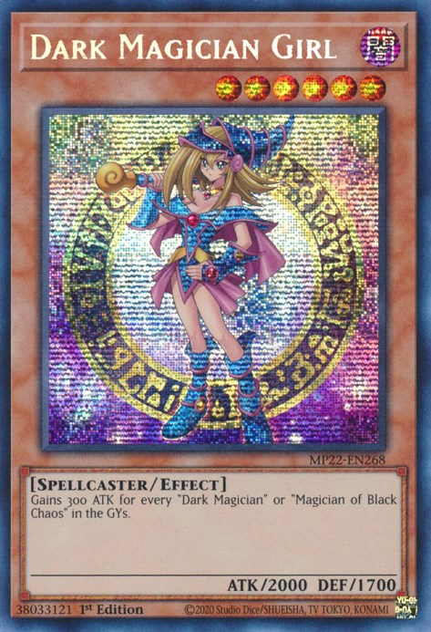 Dark Magician Girl [MP22-EN268] Prismatic Secret Rare | Exor Games Bridgewater