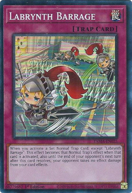 Labrynth Barrage [TAMA-EN025] Super Rare | Exor Games Bridgewater