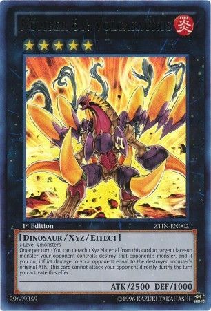 Number 61: Volcasaurus [ZTIN-EN002] Ultra Rare | Exor Games Bridgewater