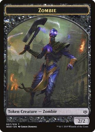 Zombie Token [War of the Spark Tokens] | Exor Games Bridgewater