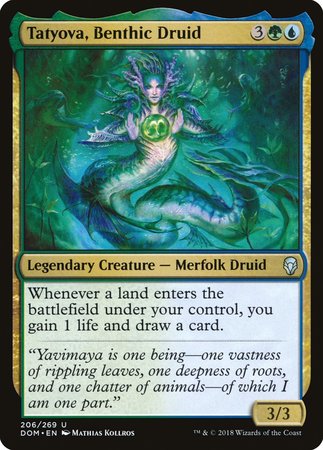 Tatyova, Benthic Druid [Dominaria] | Exor Games Bridgewater