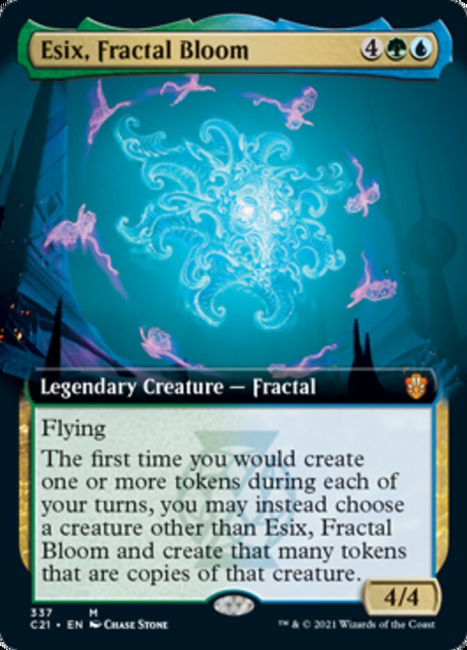 Esix, Fractal Bloom (Extended) [Commander 2021] | Exor Games Bridgewater