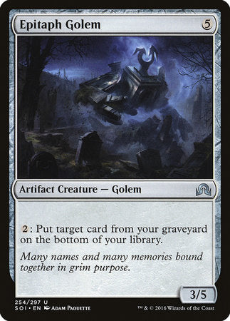 Epitaph Golem [Shadows over Innistrad] | Exor Games Bridgewater