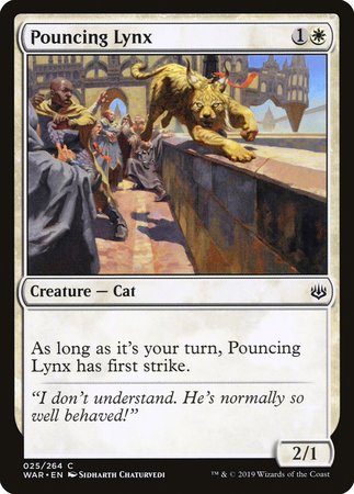 Pouncing Lynx [War of the Spark] | Exor Games Bridgewater