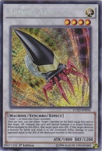 Armory Arm [LC5D-EN034] Secret Rare | Exor Games Bridgewater