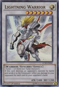 Lightning Warrior [LC5D-EN042] Ultra Rare | Exor Games Bridgewater