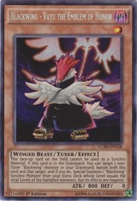 Blackwing - Vayu the Emblem of Honor [LC5D-EN118] Secret Rare | Exor Games Bridgewater