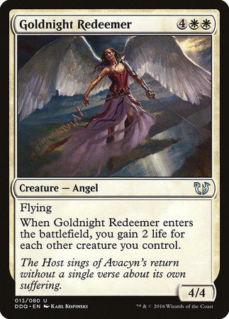 Goldnight Redeemer [Duel Decks: Blessed vs. Cursed] | Exor Games Bridgewater