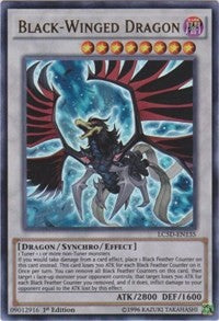 Black-Winged Dragon [LC5D-EN135] Ultra Rare | Exor Games Bridgewater