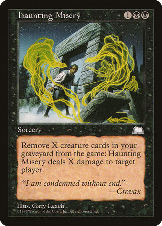 Haunting Misery [Weatherlight] | Exor Games Bridgewater