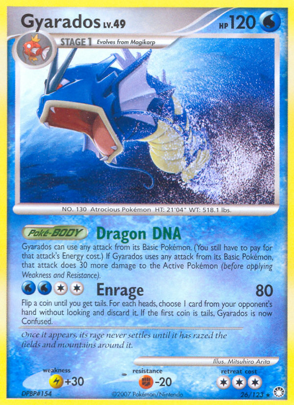 Gyarados (26/123) [Diamond & Pearl: Mysterious Treasures] | Exor Games Bridgewater