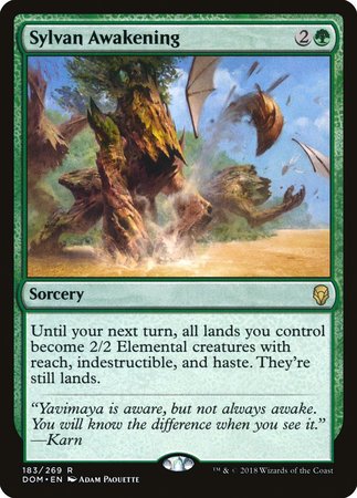 Sylvan Awakening [Dominaria] | Exor Games Bridgewater