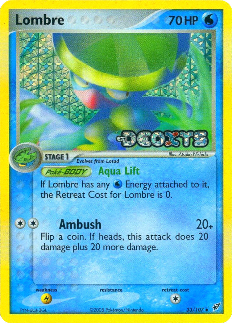 Lombre (33/107) (Stamped) [EX: Deoxys] | Exor Games Bridgewater