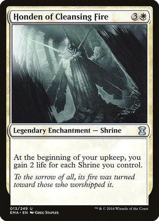 Honden of Cleansing Fire [Eternal Masters] | Exor Games Bridgewater