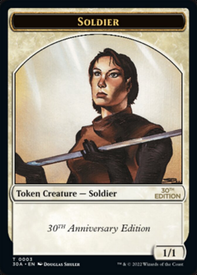 Soldier Token [30th Anniversary Tokens] | Exor Games Bridgewater