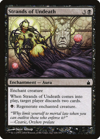 Strands of Undeath [Ravnica: City of Guilds] | Exor Games Bridgewater