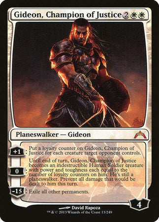 Gideon, Champion of Justice [Gatecrash] | Exor Games Bridgewater