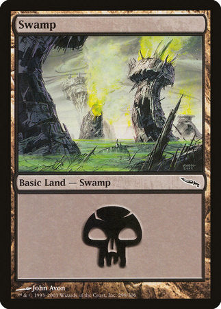 Swamp (298) [Mirrodin] | Exor Games Bridgewater