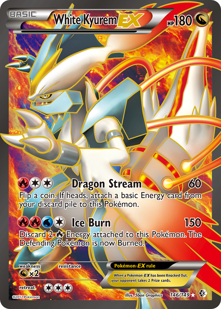 White Kyurem EX (146/149) [Black & White: Boundaries Crossed] | Exor Games Bridgewater