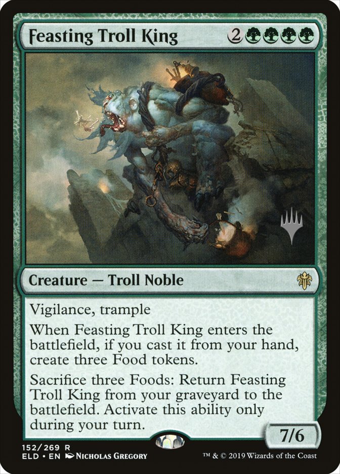 Feasting Troll King (Promo Pack) [Throne of Eldraine Promos] | Exor Games Bridgewater