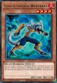 Coach Soldier Wolfbark [MAGO-EN120] Rare | Exor Games Bridgewater
