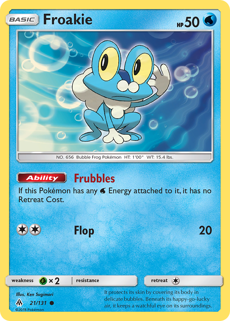 Froakie (21/131) [Sun & Moon: Forbidden Light] | Exor Games Bridgewater