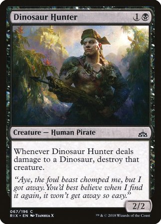 Dinosaur Hunter [Rivals of Ixalan] | Exor Games Bridgewater