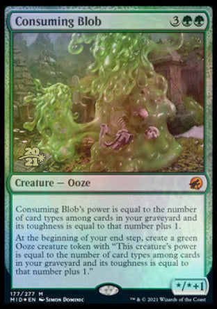 Consuming Blob [Innistrad: Midnight Hunt Prerelease Promos] | Exor Games Bridgewater