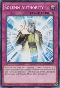 Solemn Authority [LC5D-EN197] Common | Exor Games Bridgewater