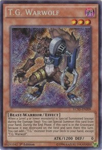 T.G. Warwolf [LC5D-EN209] Secret Rare | Exor Games Bridgewater