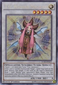 T.G. Wonder Magician [LC5D-EN213] Secret Rare | Exor Games Bridgewater