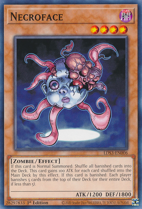 Necroface [LDS3-EN006] Common | Exor Games Bridgewater