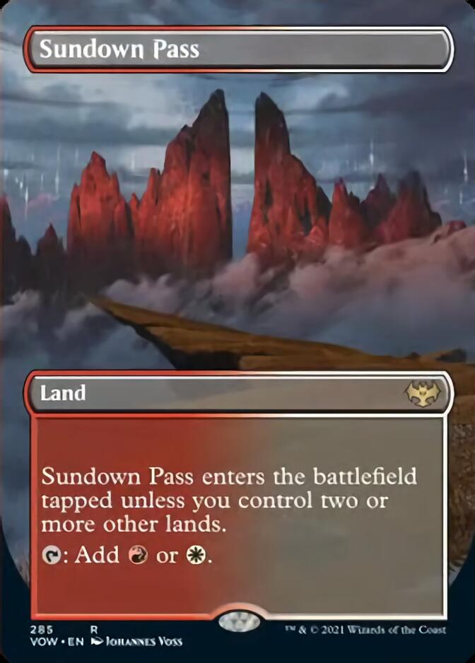 Sundown Pass (Borderless) [Innistrad: Crimson Vow] | Exor Games Bridgewater