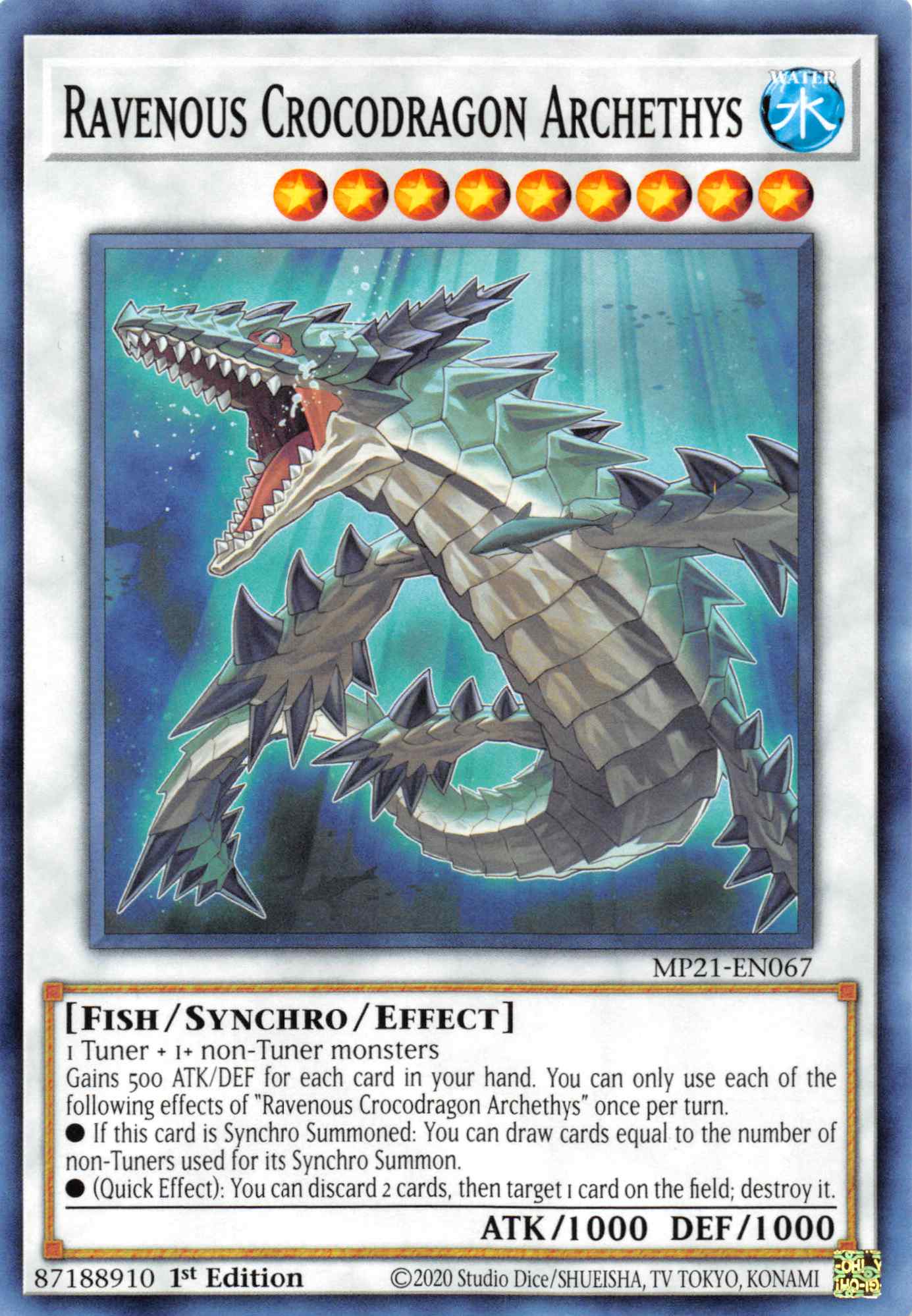 Ravenous Crocodragon Archethys [MP21-EN067] Common | Exor Games Bridgewater