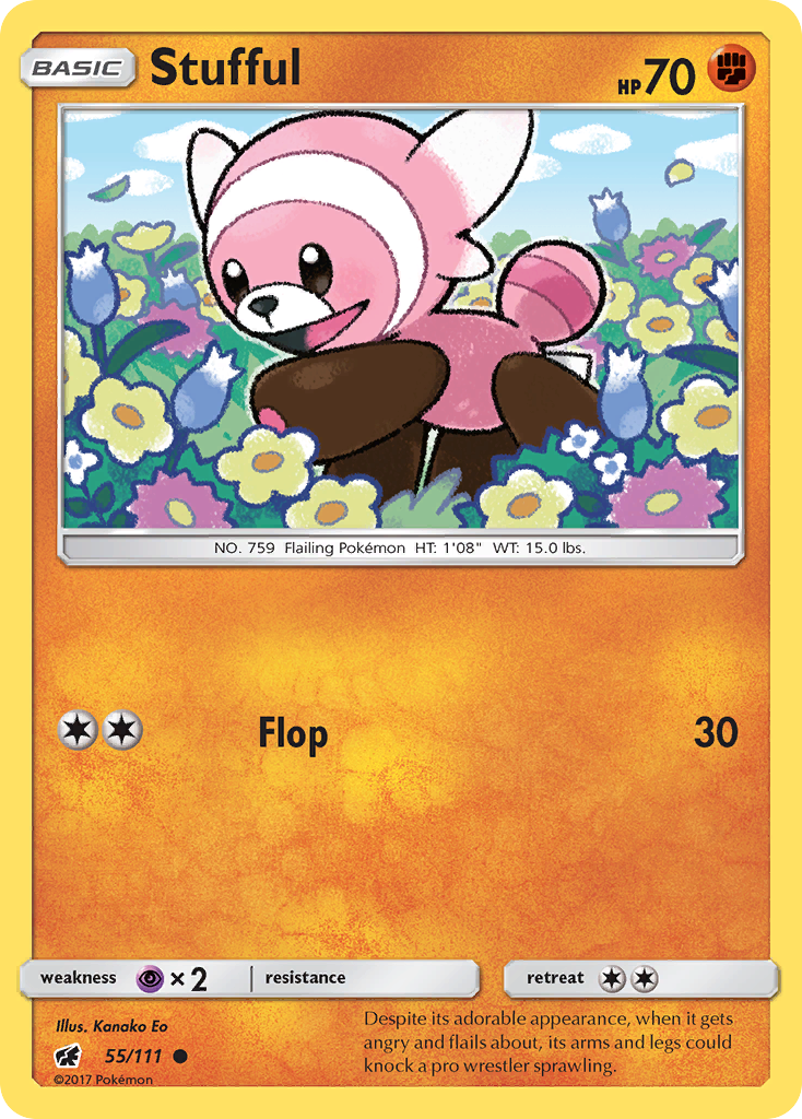 Stufful (55/111) [Sun & Moon: Crimson Invasion] | Exor Games Bridgewater