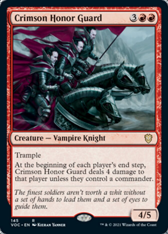 Crimson Honor Guard [Innistrad: Crimson Vow Commander] | Exor Games Bridgewater