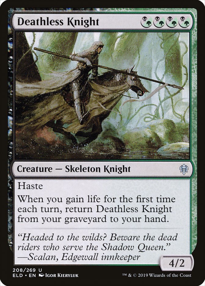 Deathless Knight [Throne of Eldraine] | Exor Games Bridgewater