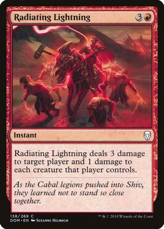 Radiating Lightning [Dominaria] | Exor Games Bridgewater