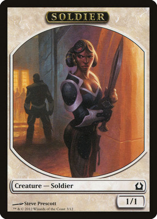 Soldier Token [Return to Ravnica Tokens] | Exor Games Bridgewater