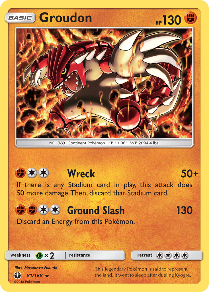 Groudon (81/168) [Sun & Moon: Celestial Storm] | Exor Games Bridgewater