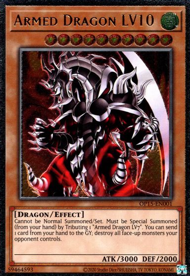 Armed Dragon LV10 [OP15-EN001] Ultimate Rare | Exor Games Bridgewater