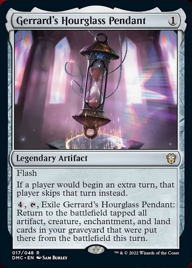 Gerrard's Hourglass Pendant [Dominaria United Commander] | Exor Games Bridgewater