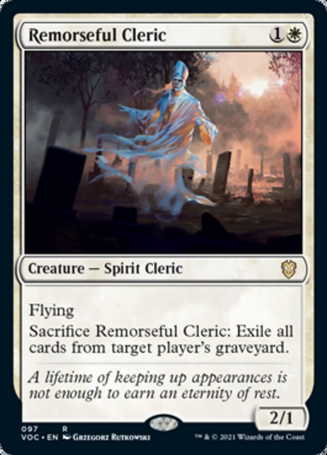 Remorseful Cleric [Innistrad: Crimson Vow Commander] | Exor Games Bridgewater